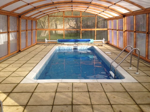Heated Pool with Enclosure